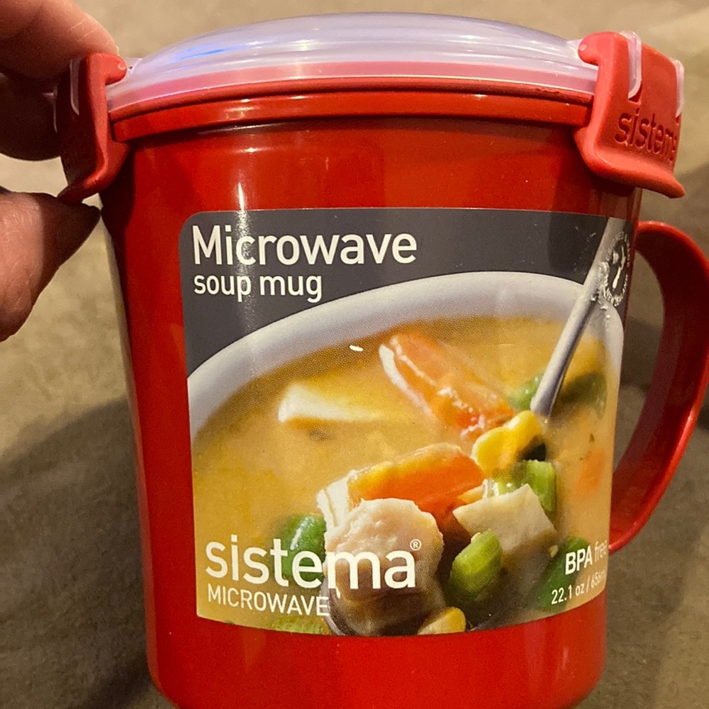 Sistema microwave soup mug NWT